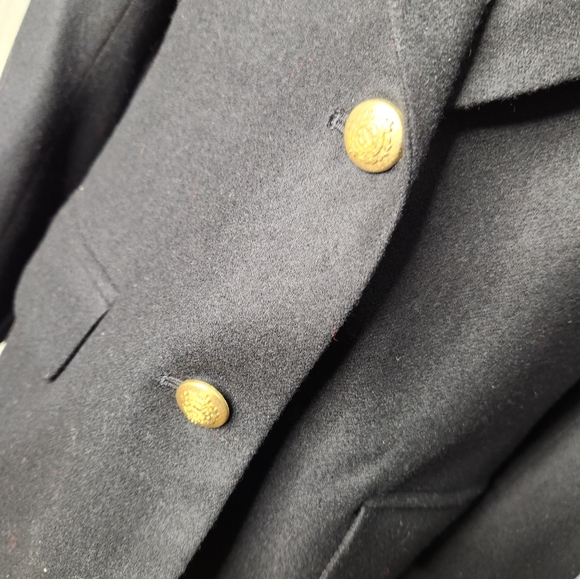 Women's Pendleton Classic 100% Virgin Wool Black Jacket Blazer Size 12 - Picture 2 of 6